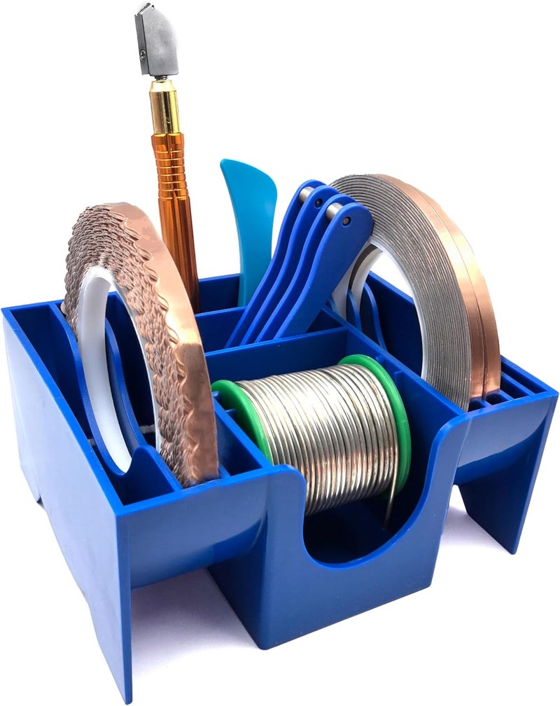 ARTKINGTO Copper Foil Hand Foiler and Foil Dispenser Kits (Dispenser Blue) - Image 2